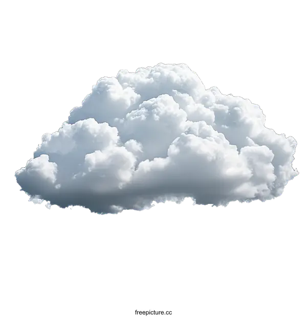 [Transparent Background PNG]Fluffy Cumulus Cloud Design