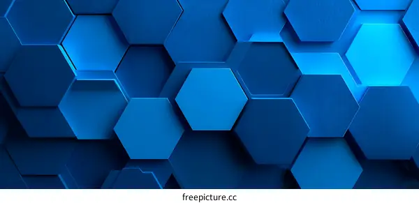 Abstract Geometric Hexagon Background Design