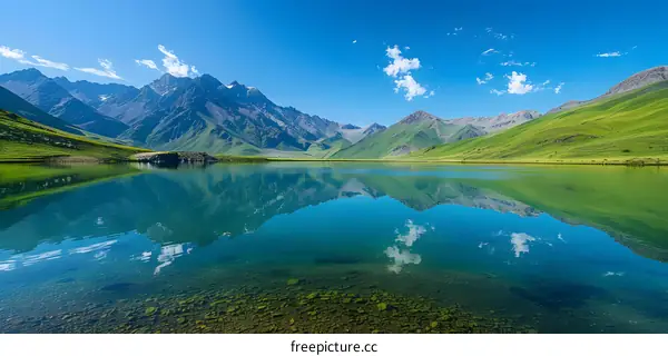 Mountain Lake Reflection Landscape Photography