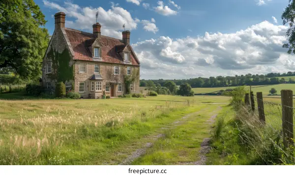 A Beautiful English Countryside Farmhouse