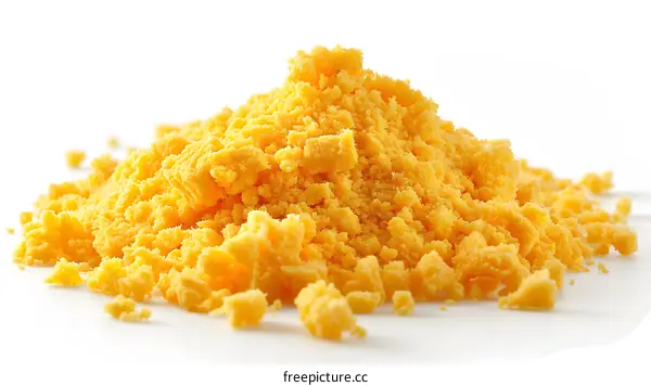 Close Up of Crumbled Dried Egg Yolks