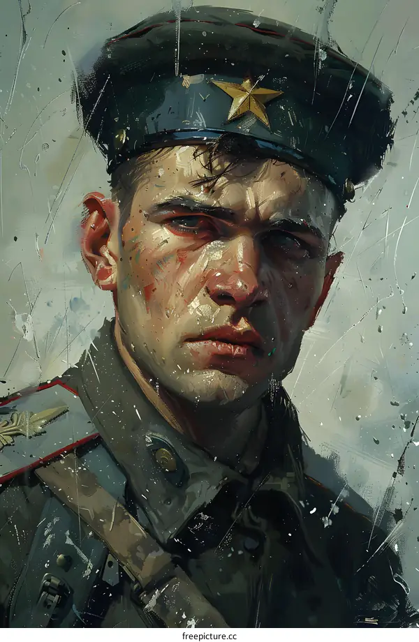 Portrait of a soldier