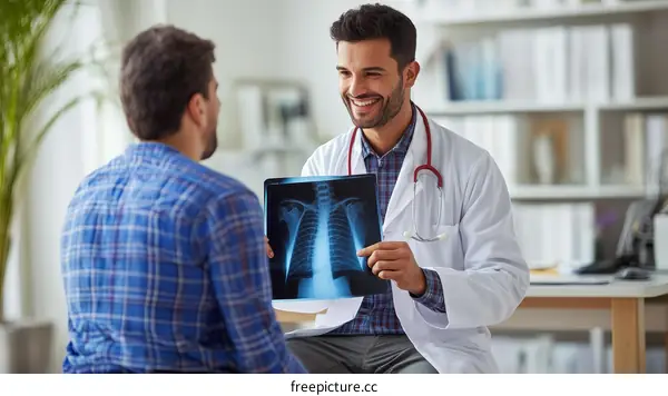 Medical Consultation with X-Ray Diagnosis