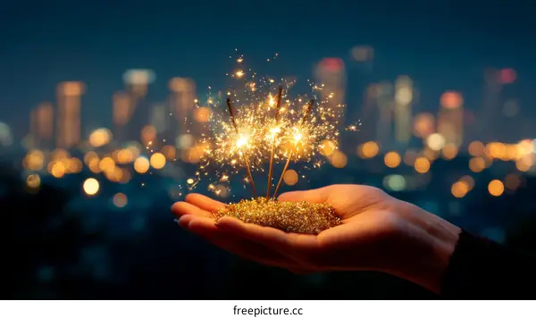 Sparkling Celebration in Night City