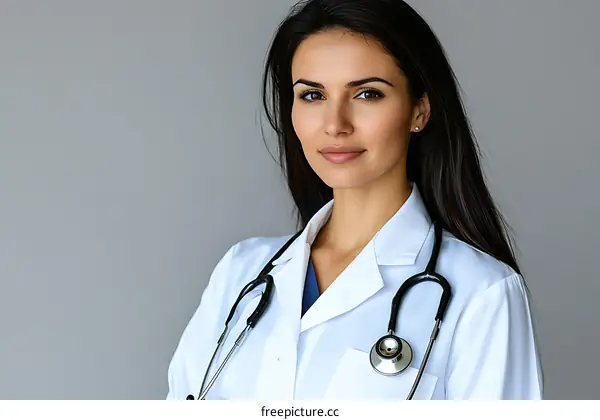 Confident Female Doctor Portrait