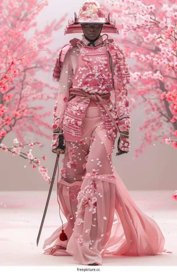 Sakura Samurai Armor Model