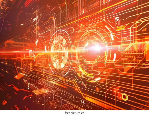 futuristic technology background