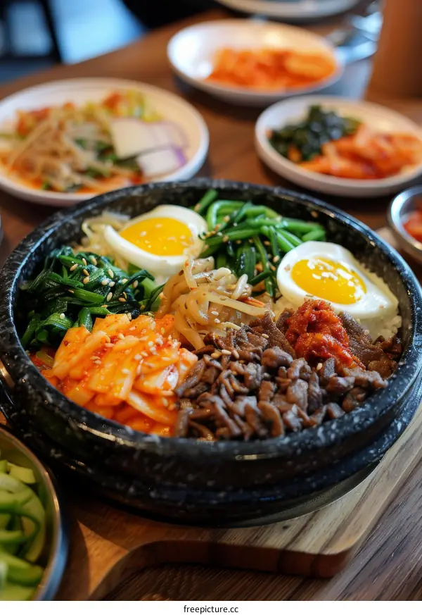 Korean Bibimbap with Beef and Egg: A Delicious and Healthy Meal