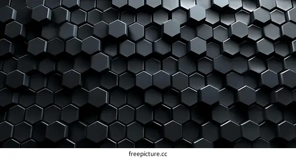 Abstract Geometric Hexagon Pattern Background