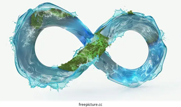 Water cycle in nature