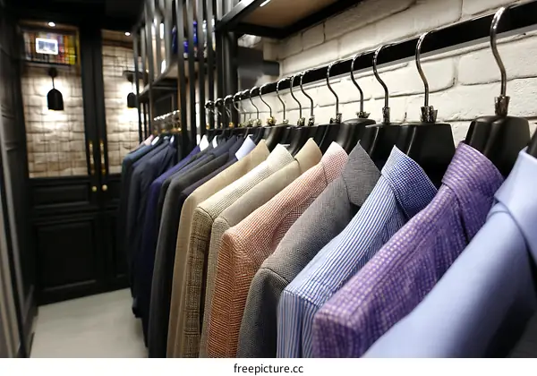 Elegant Menswear Collection on Display