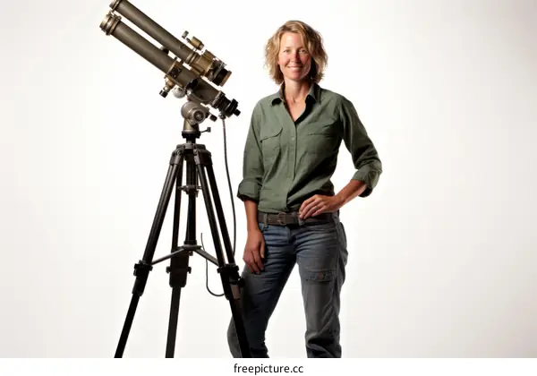 portrait of a female astronomer