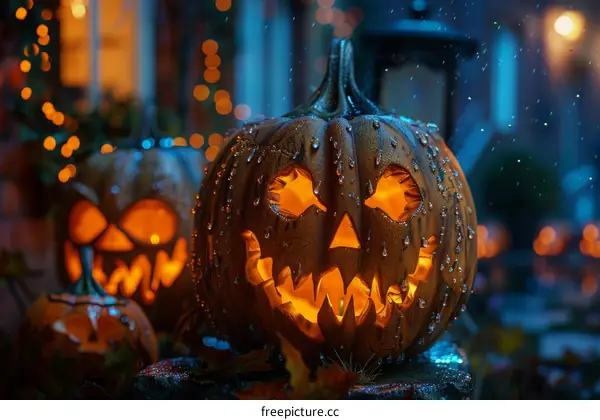Spooky Carved Pumpkins for Halloween