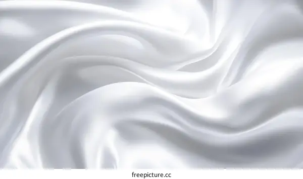 Elegant White Silk Fabric Texture