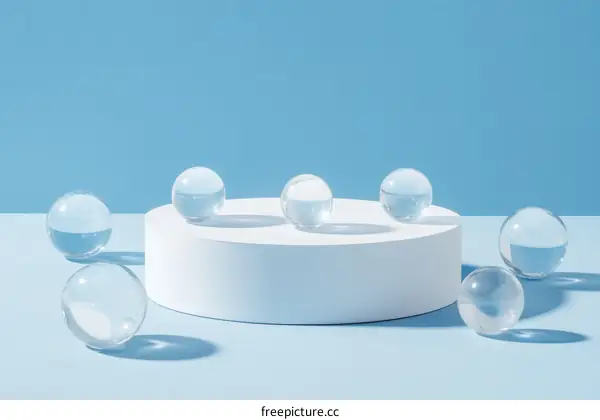 Abstract Aesthetic Glass Sphere Display