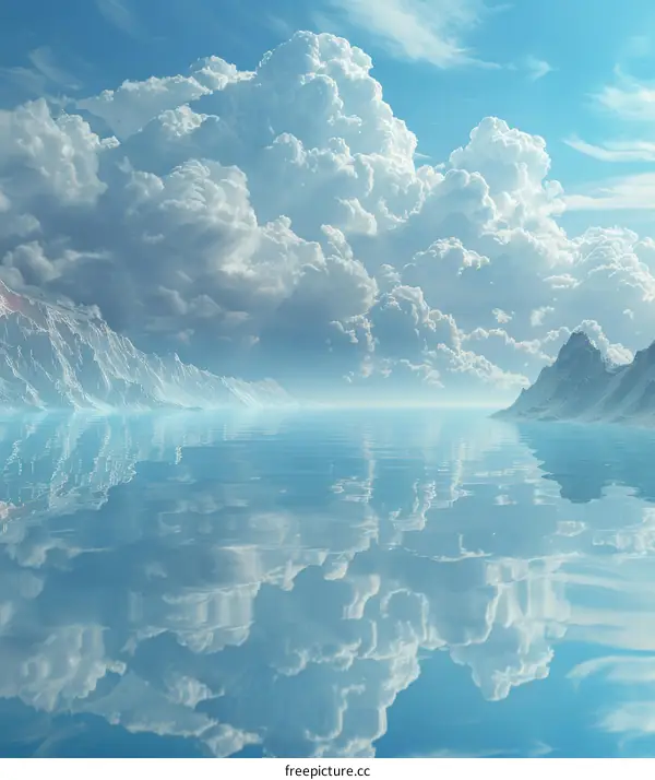 Serene Mountain Lake Reflection