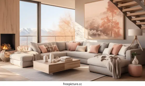 Modern Minimalist Living Room Interior Design