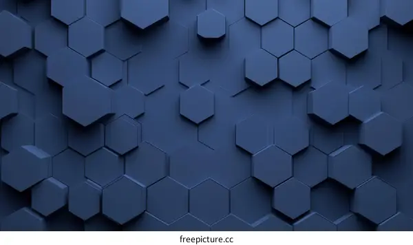 Abstract Geometric Hexagon Pattern Background Design