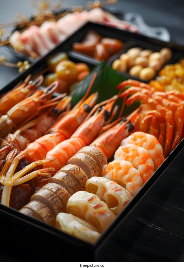 Japanese New Years Food in a Box