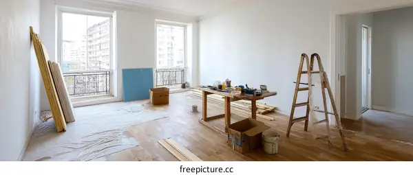 Renovation Interior Home Construction Site