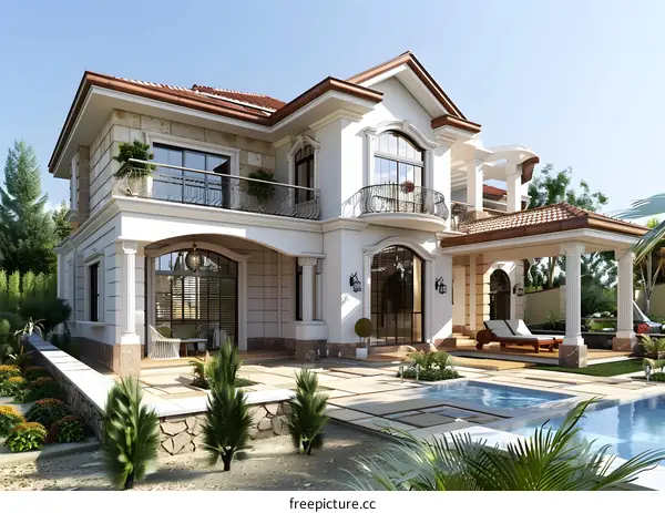 Spanish style luxury villa