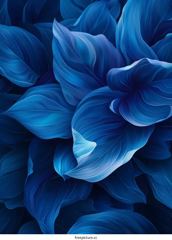 Blue flower