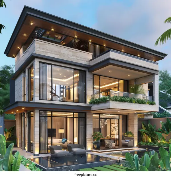 Modern Luxurious House Exterior Design