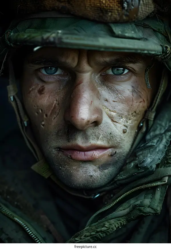 Portrait of a soldier