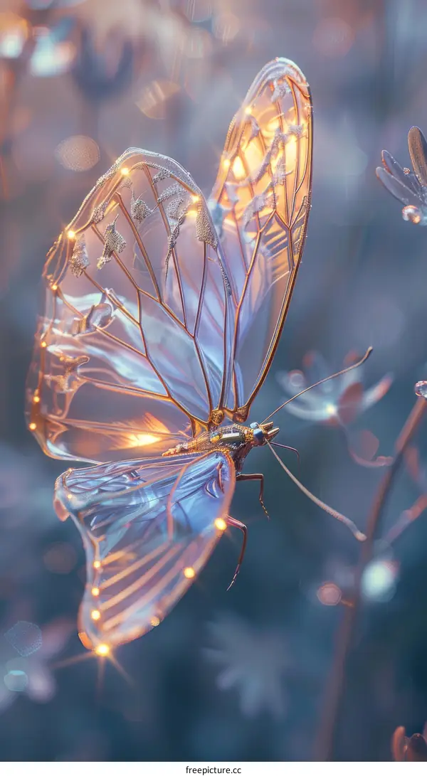An Exquisite Digital Painting of a Butterfly