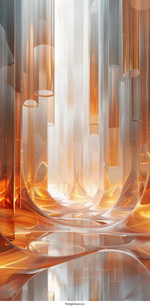 Abstract Futuristic Architecture Design