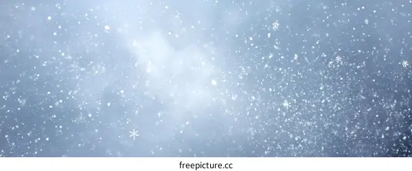 Winter Snowfall Background Illustration