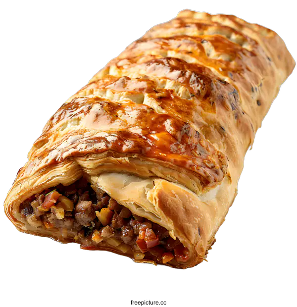 [Transparent Background PNG]Freshly baked meat pie