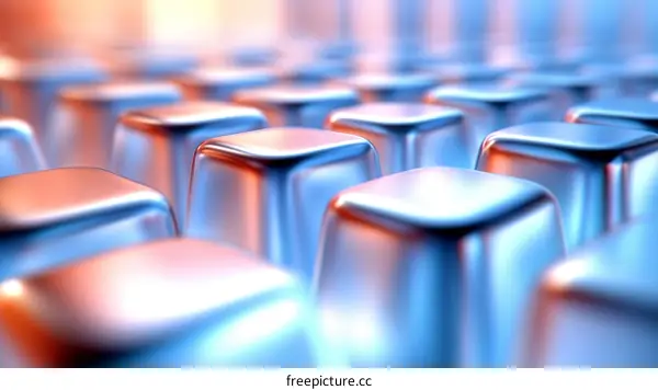 Abstract Geometric Cubes Pattern