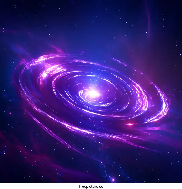 Spiral Galaxy in Deep Space