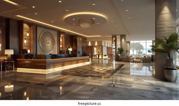 Luxury Hotel Lobby Interior Design