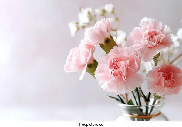 Beautiful Bouquet of Pink Carnations