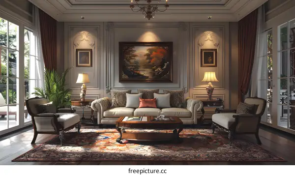 European-style living room