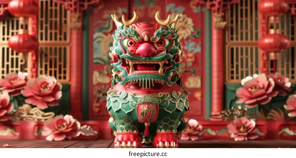 Lion dance to celebrate Lantern Festival