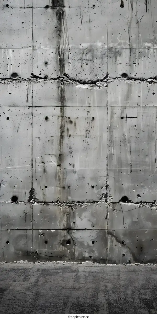 Grunge Concrete Wall Texture Background