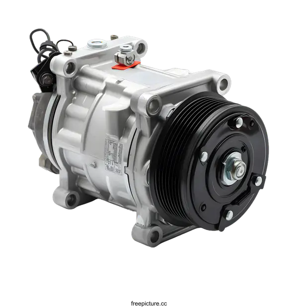 [Transparent Background PNG]Automotive Air Conditioning Compressor