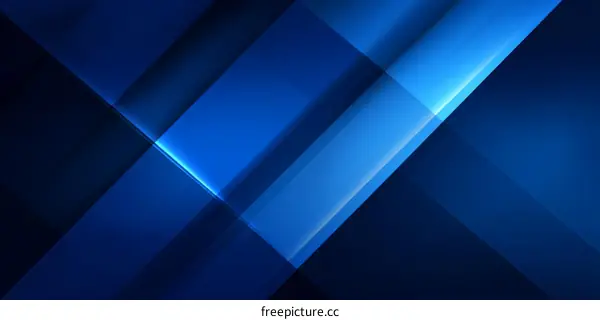 Abstract Dark Blue Geometric Design