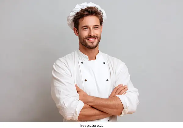 Confident Caucasian Chef Portrait