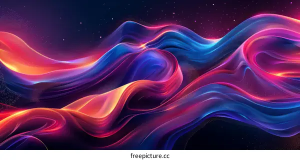 Colorful Gradient Waves