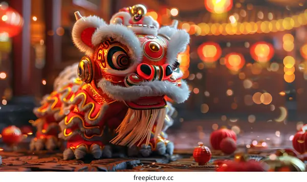 Lion dance
