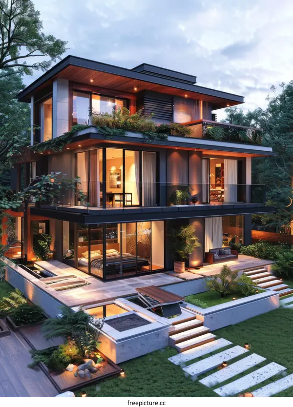 Modern Villa with Stunning Landscape