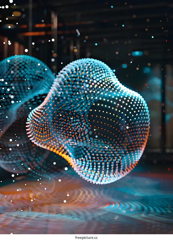 Abstract Sphere of Light and Color