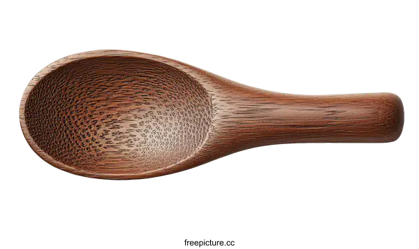 [Transparent Background PNG]Elegant Wooden Spoon for Serving