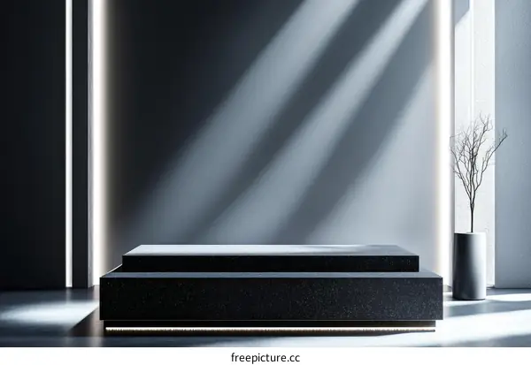 Modern Minimalist Elevated Display Stand