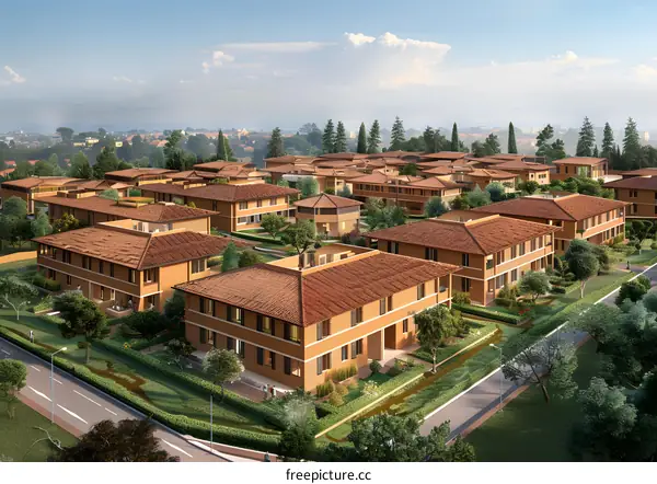 European-style residential complex