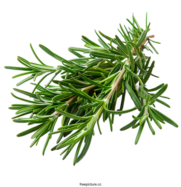 [Transparent Background PNG]Fresh rosemary isolated on white background